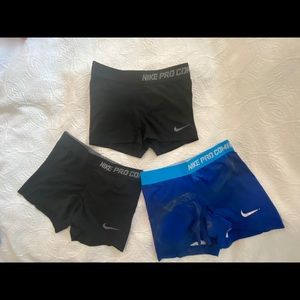 3X Nike Pro Combat Shorts